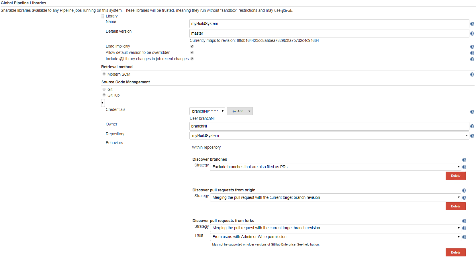 final global pipeline lib settings